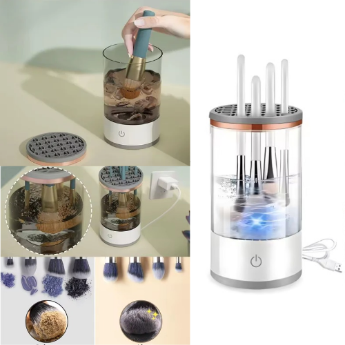 limpiador eléctrico de brochas de maquillaje