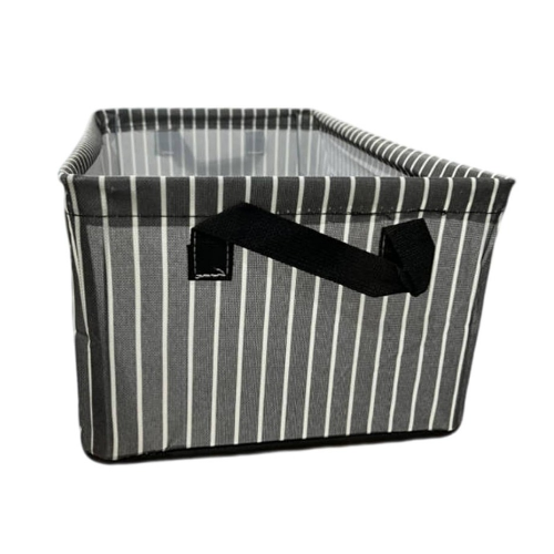 Organizador plegable a rayas