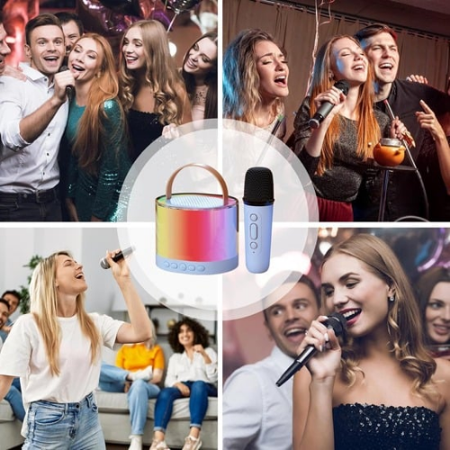 Parlante karaoke portátil