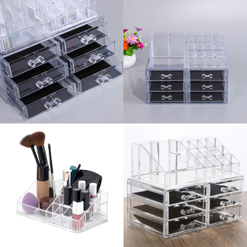 organizador de maquillaje acrílico