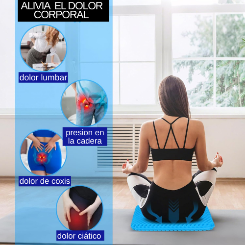 Cojín de gel siliconado de asiento