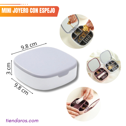 Mini joyero con espejo