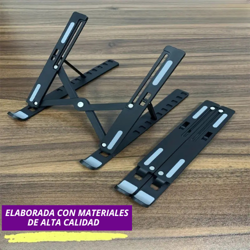 Soporte de laptop metálico