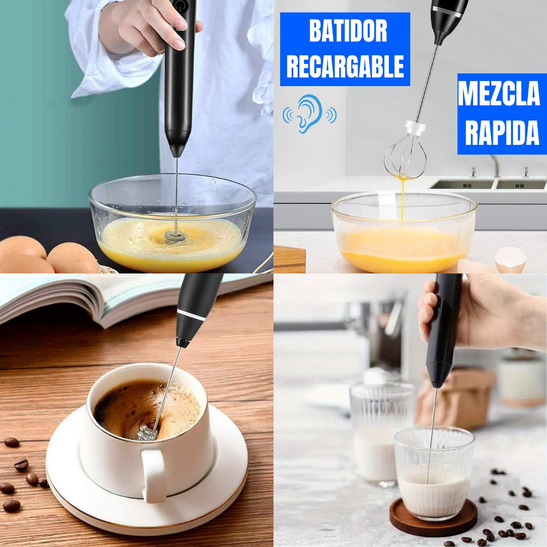 Batidor recargable 2 en 1