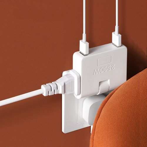 Multi adaptador de enchufe giratorio