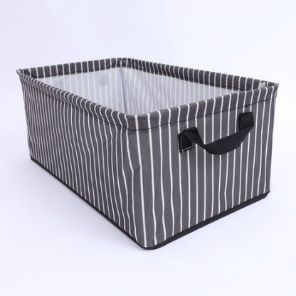 Organizador plegable a rayas