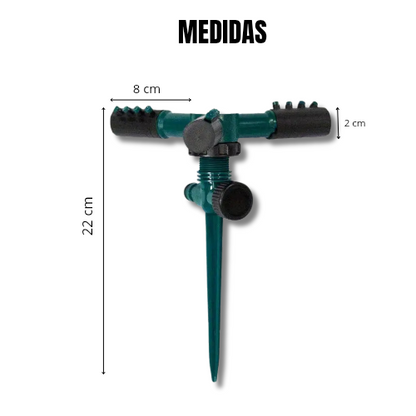 Aspersor de jardín 360°
