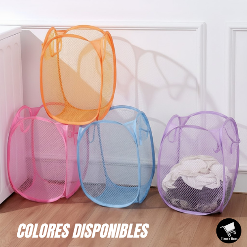 CESTO DE MALLA PLEGABLE