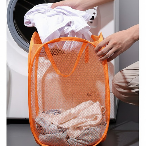 CESTO DE MALLA PLEGABLE