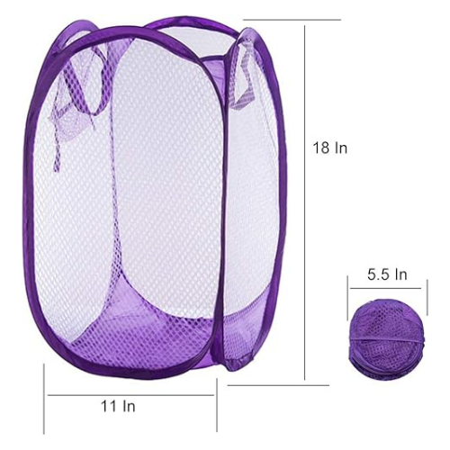 CESTO DE MALLA PLEGABLE