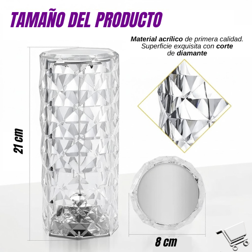 Lámpara led diamante