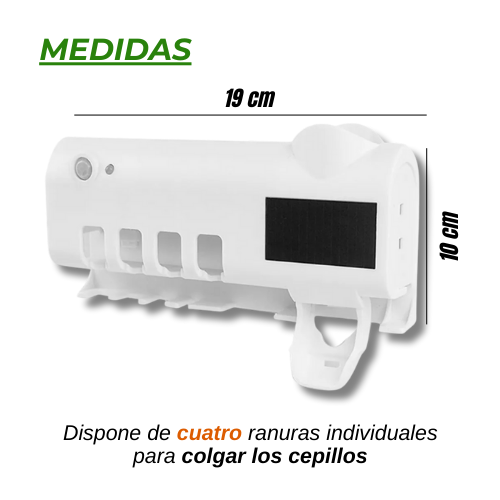 Dispensador de pasta con LUZ UV