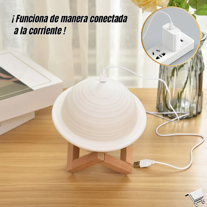 HUMIDIFICADOR LÁMPARA SATURNO
