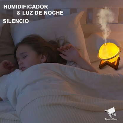 HUMIDIFICADOR LÁMPARA SATURNO