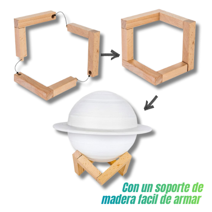 HUMIDIFICADOR LÁMPARA SATURNO