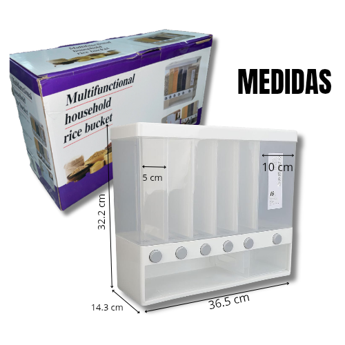 Dispensador de granos y arroz
