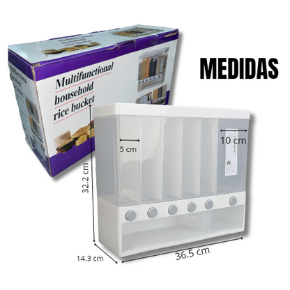 Dispensador de granos y arroz