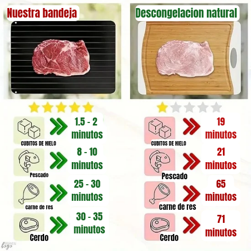 Plancha descongeladora