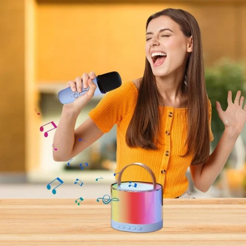 Parlante karaoke portátil