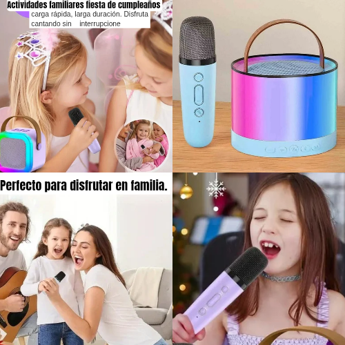 Parlante karaoke portátil