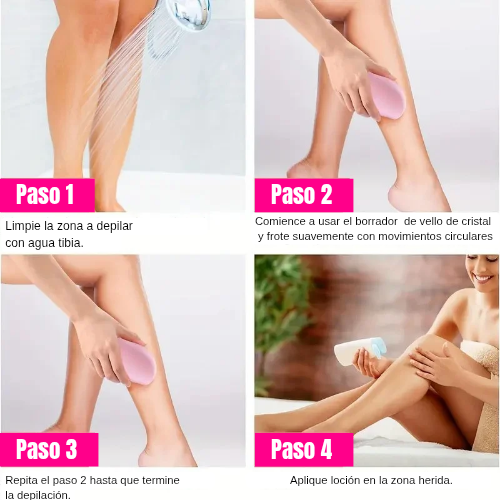 Depiladora de cristal
