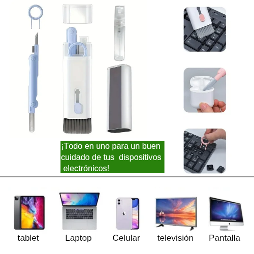 Kit de limpieza de dispositivo electrónicos