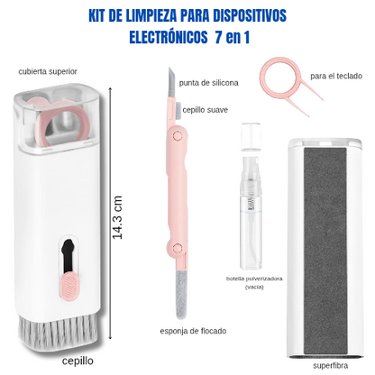 Kit de limpieza de dispositivo electrónicos
