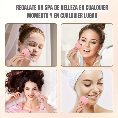 Rodillo facial microcorrientes