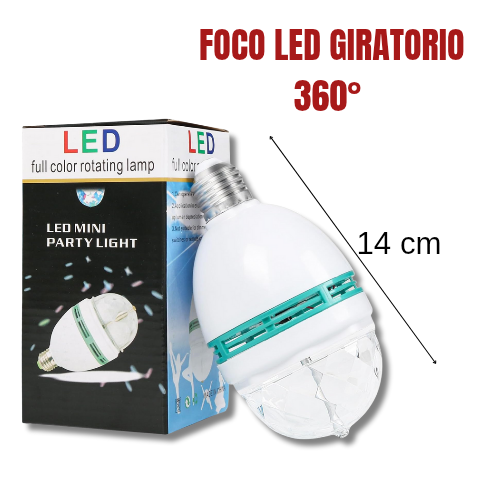 Foco led giratorio 360°