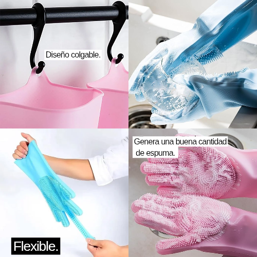Guantes de silicona multiusos