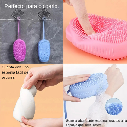 Esponja de silicona exfoliante