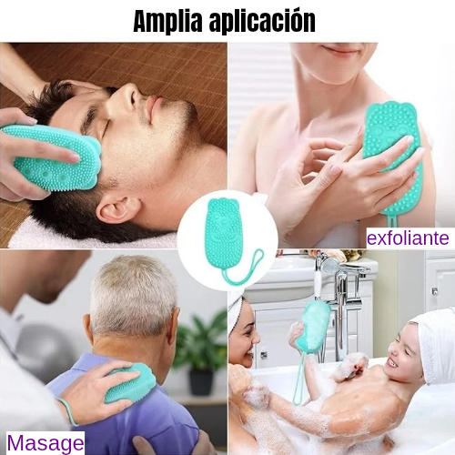 Esponja de silicona exfoliante