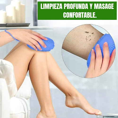 Esponja de silicona exfoliante