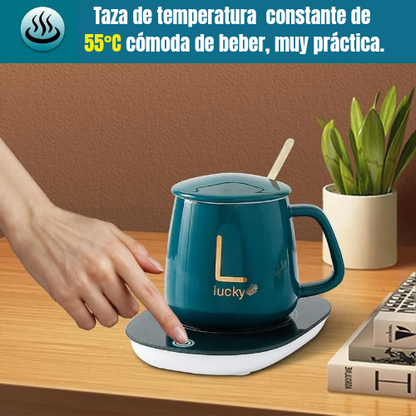 TAZA CON BASE PARA CALENTAR