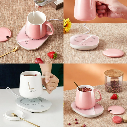 TAZA CON BASE PARA CALENTAR
