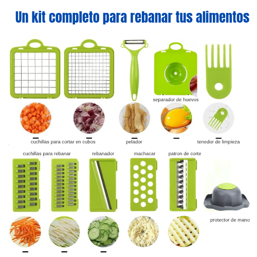 Cortador multifuncional de verduras