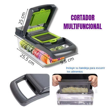 Cortador multifuncional de verduras