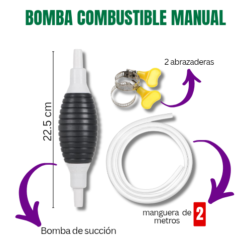 Bomba de combustible manual