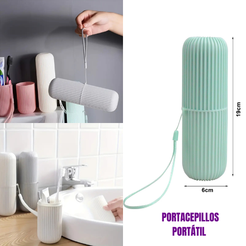 Caja de Porta cepillos portátil