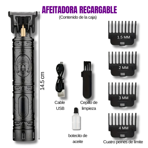 Afeitadora recargable