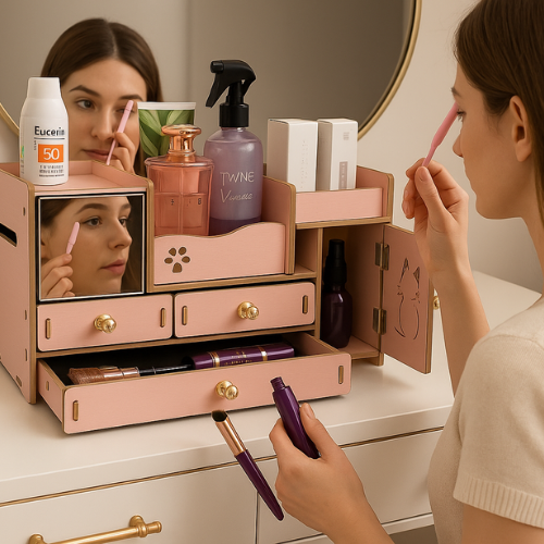 Organizador de maquillaje