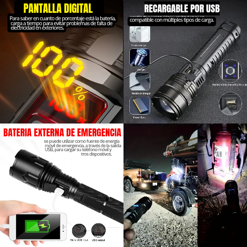 Linterna potente LED