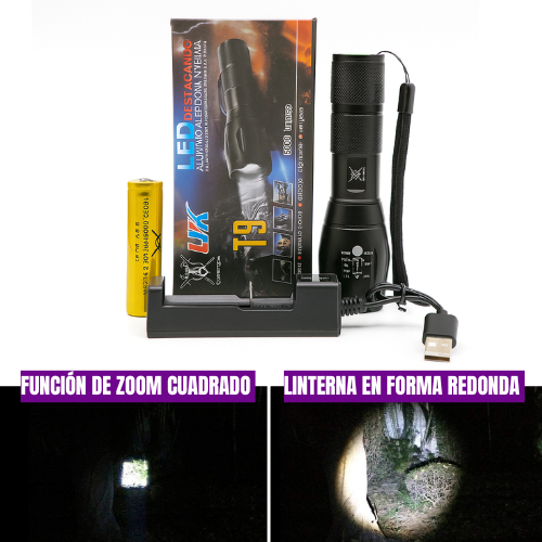 Mini linterna led de aluminio