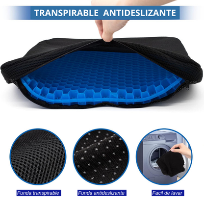 Cojín de gel siliconado de asiento
