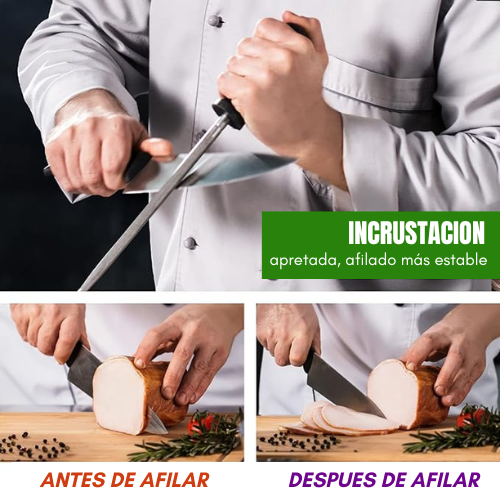 Varilla afilador de cuchillos