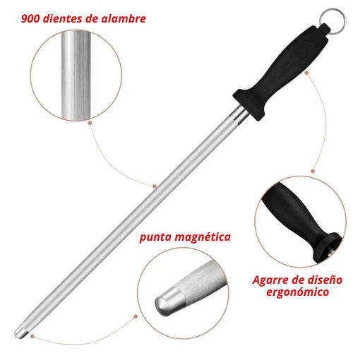 Varilla afilador de cuchillos