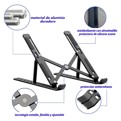 Soporte ajustable para laptop