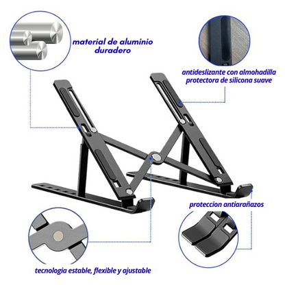 Soporte ajustable para laptop