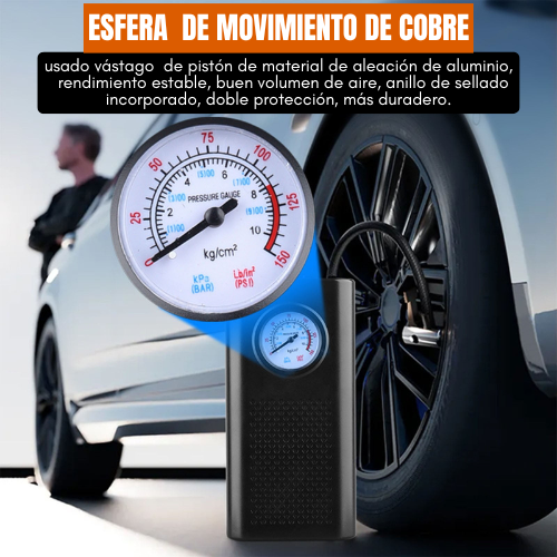 Inflador de llantas movilidad