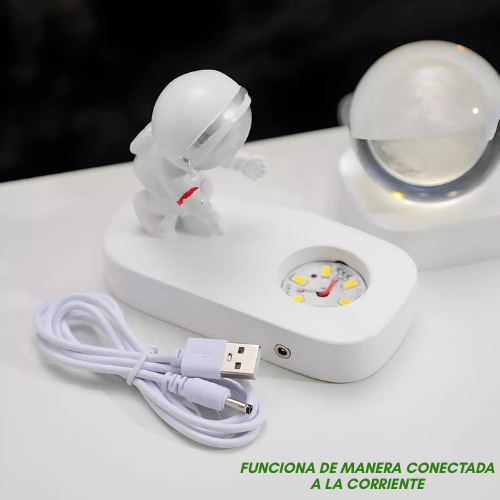 Lampara astronauta esfera